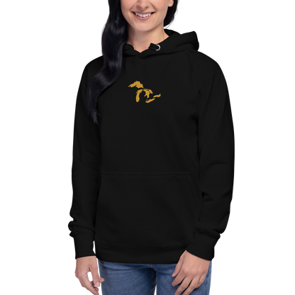 Great Lakes Hoodie (Gold) | Unisex Premium - Emb.