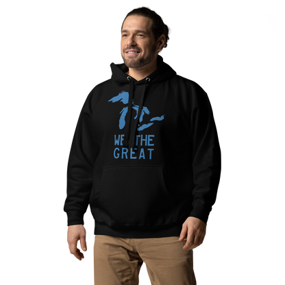 Great Lakes 'We the Great' Hoodie (Superior Blue) | Unisex Premium