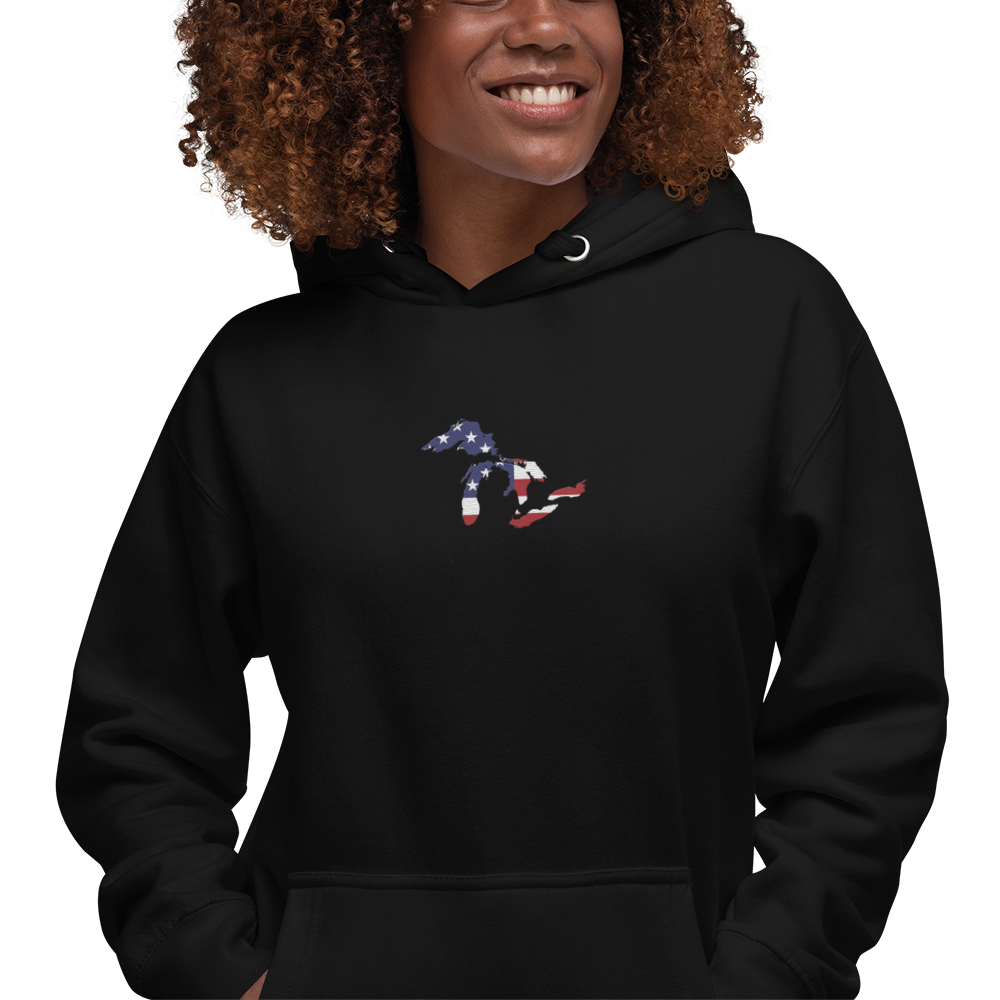 Great Lakes Hoodie (Patriotic Edition) | Unisex Premium - Emb.