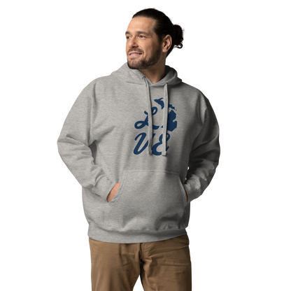 Michigan 'Love' Unisex Premium Hoodie (Script Font w/MI Outline)