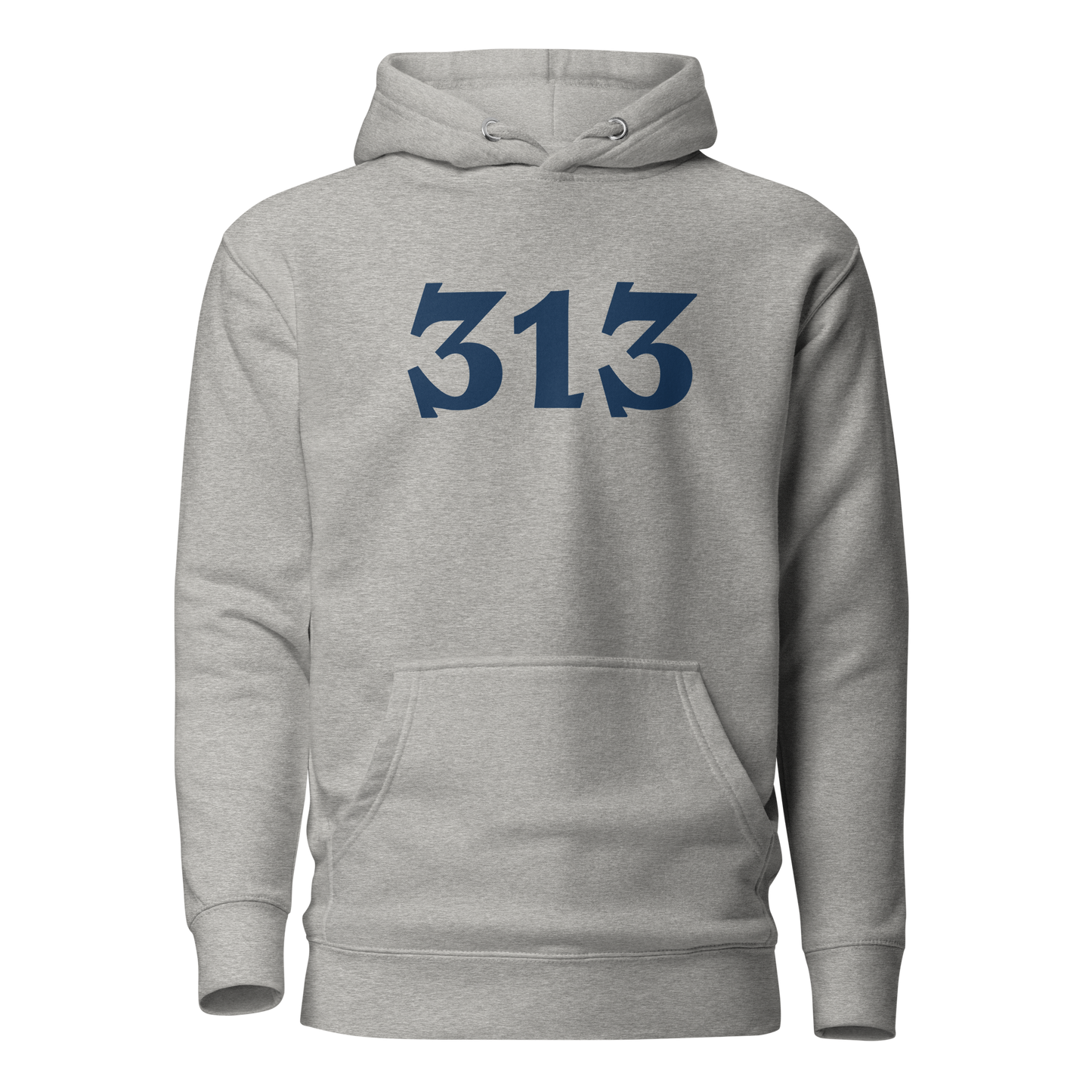 Detroit '313' Hoodie (Angry Serif Font) | Unisex Premium