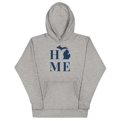 Michigan 'Home' Unisex Premium Hoodie (Serif Font)