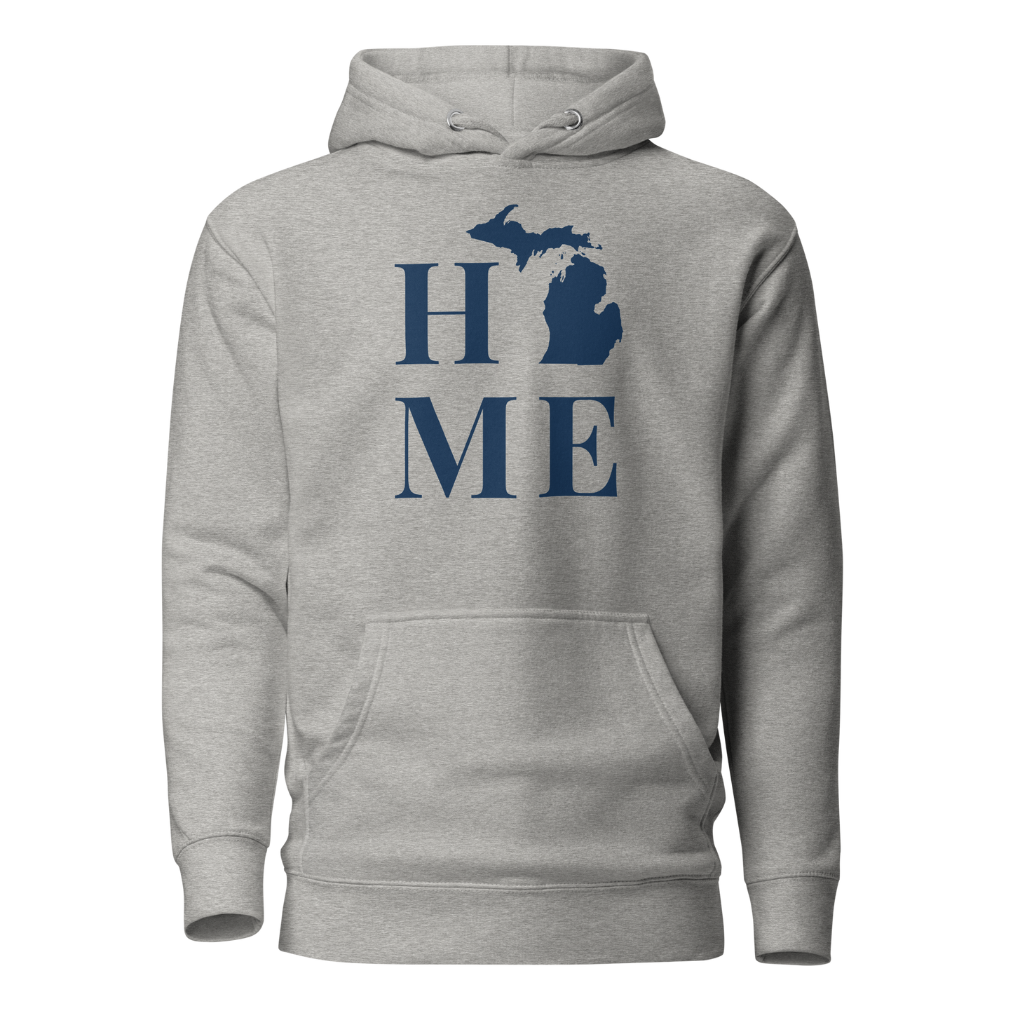 Michigan 'Home' Unisex Premium Hoodie (Serif Font)