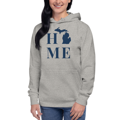 Michigan 'Home' Unisex Premium Hoodie (Serif Font)