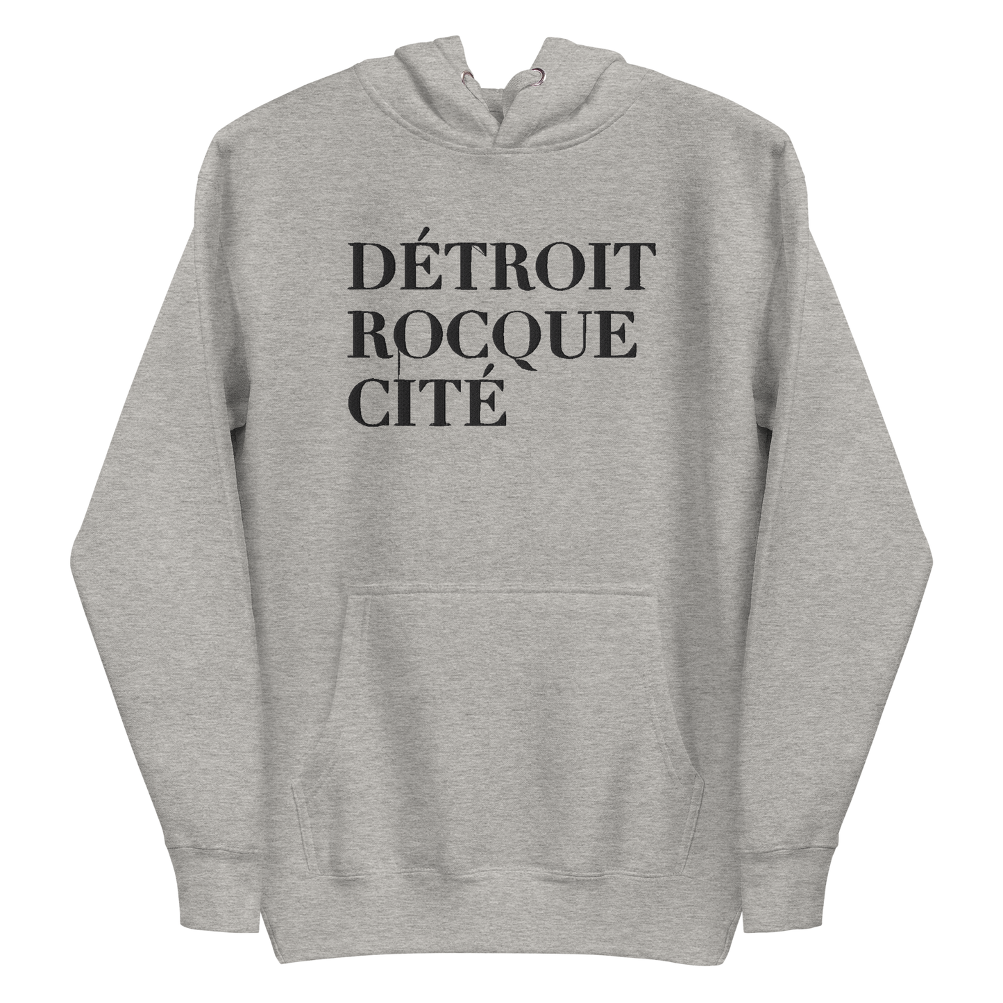 'Détroit Rocque Cité' Hoodie  | Unisex Premium - Emb.