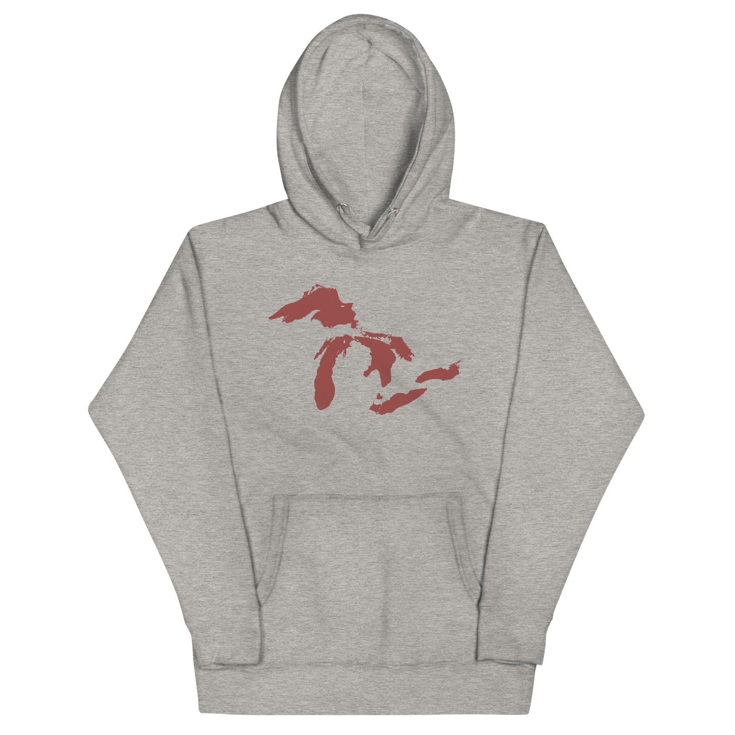 Great Lakes Hoodie (Ore Dock Red) | Unisex Premium