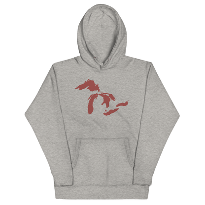 Great Lakes Hoodie (Ore Dock Red) | Unisex Premium