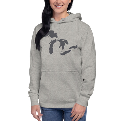 Great Lakes Hoodie (Iron Ore Grey) | Unisex Premium