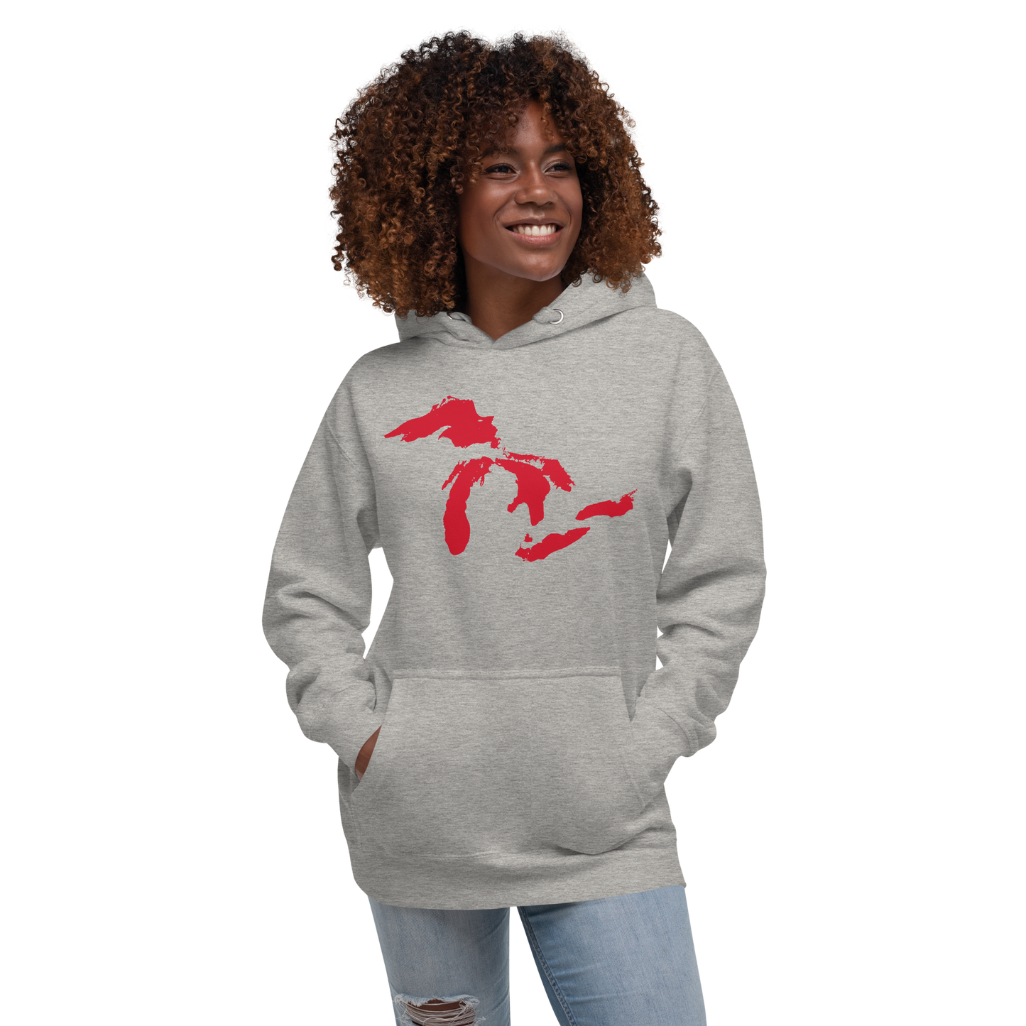 Great Lakes Hoodie (Aliform Red) | Unisex Premium