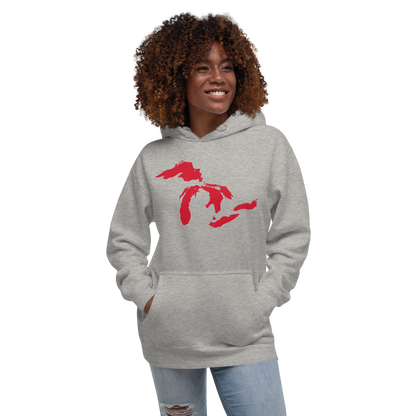 Great Lakes Hoodie (Aliform Red) | Unisex Premium