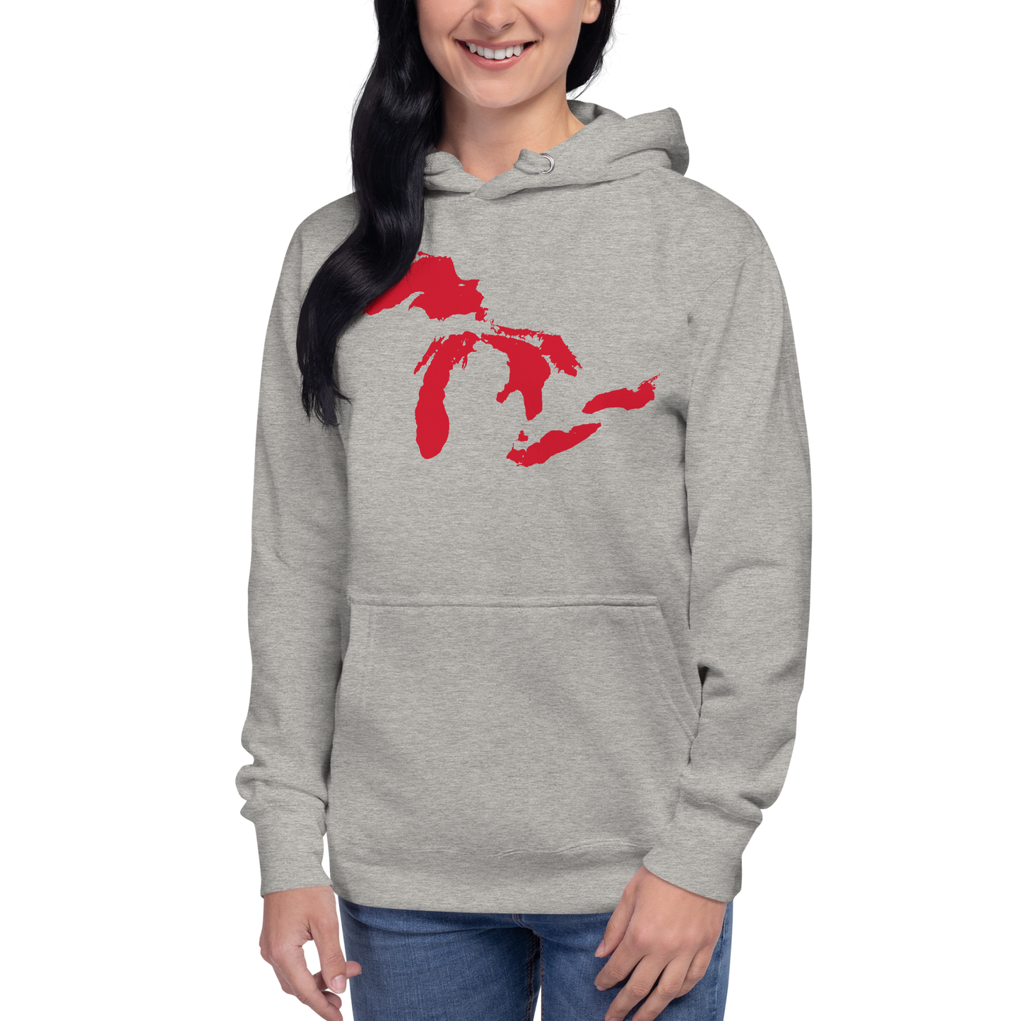 Great Lakes Hoodie (Aliform Red) | Unisex Premium