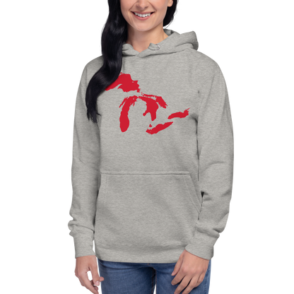 Great Lakes Hoodie (Aliform Red) | Unisex Premium