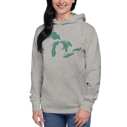 Great Lakes Hoodie (Copper Green) | Unisex Premium