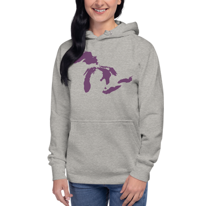 Great Lakes Hoodie (Plum) | Unisex Premium