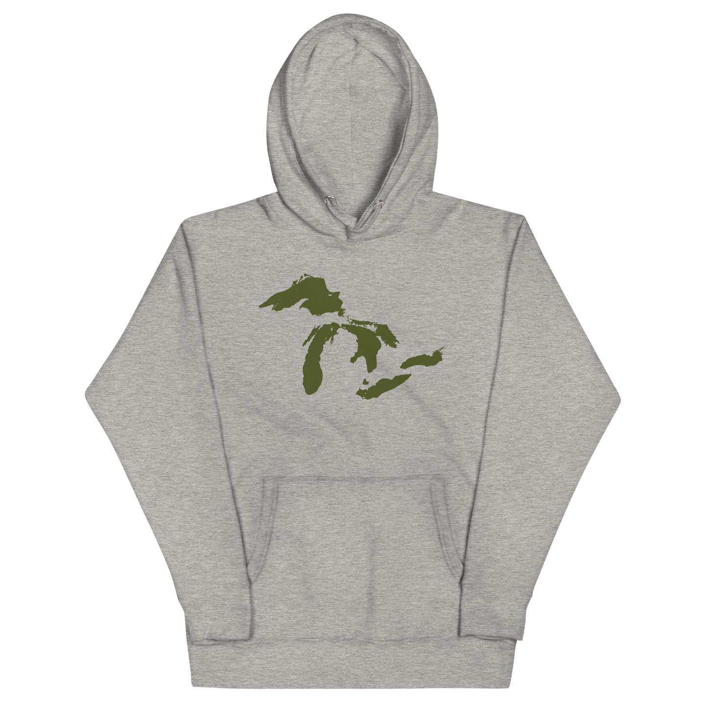 Great Lakes Hoodie (Army Green) | Unisex Premium