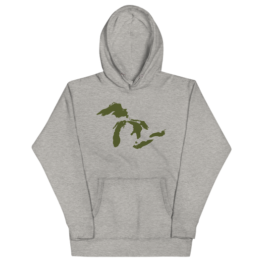 Great Lakes Hoodie (Army Green) | Unisex Premium