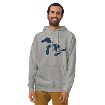 Great Lakes Hoodie (Navy) | Unisex Premium