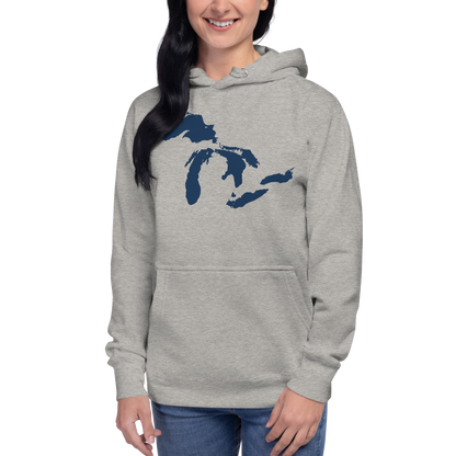 Great Lakes Hoodie (Navy) | Unisex Premium