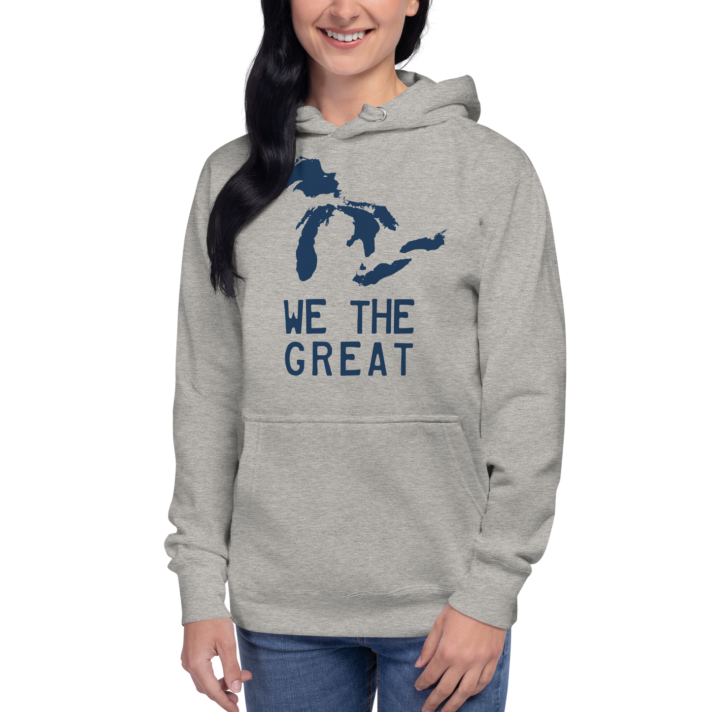 Great Lakes 'We the Great' Hoodie (Navy) | Unisex Premium