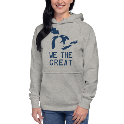 Great Lakes 'We the Great' Hoodie (Navy) | Unisex Premium