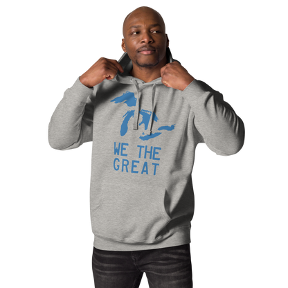 Great Lakes 'We the Great' Hoodie (Superior Blue) | Unisex Premium