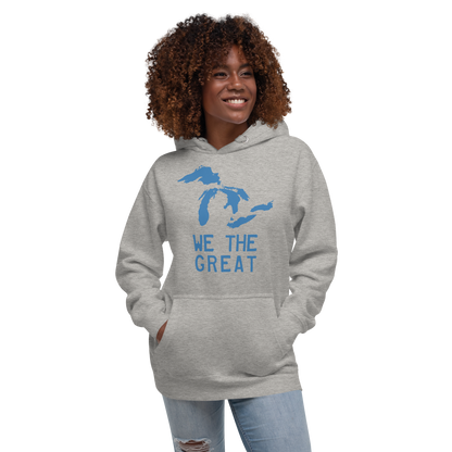 Great Lakes 'We the Great' Hoodie (Superior Blue) | Unisex Premium