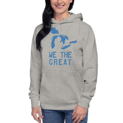 Great Lakes 'We the Great' Hoodie (Superior Blue) | Unisex Premium