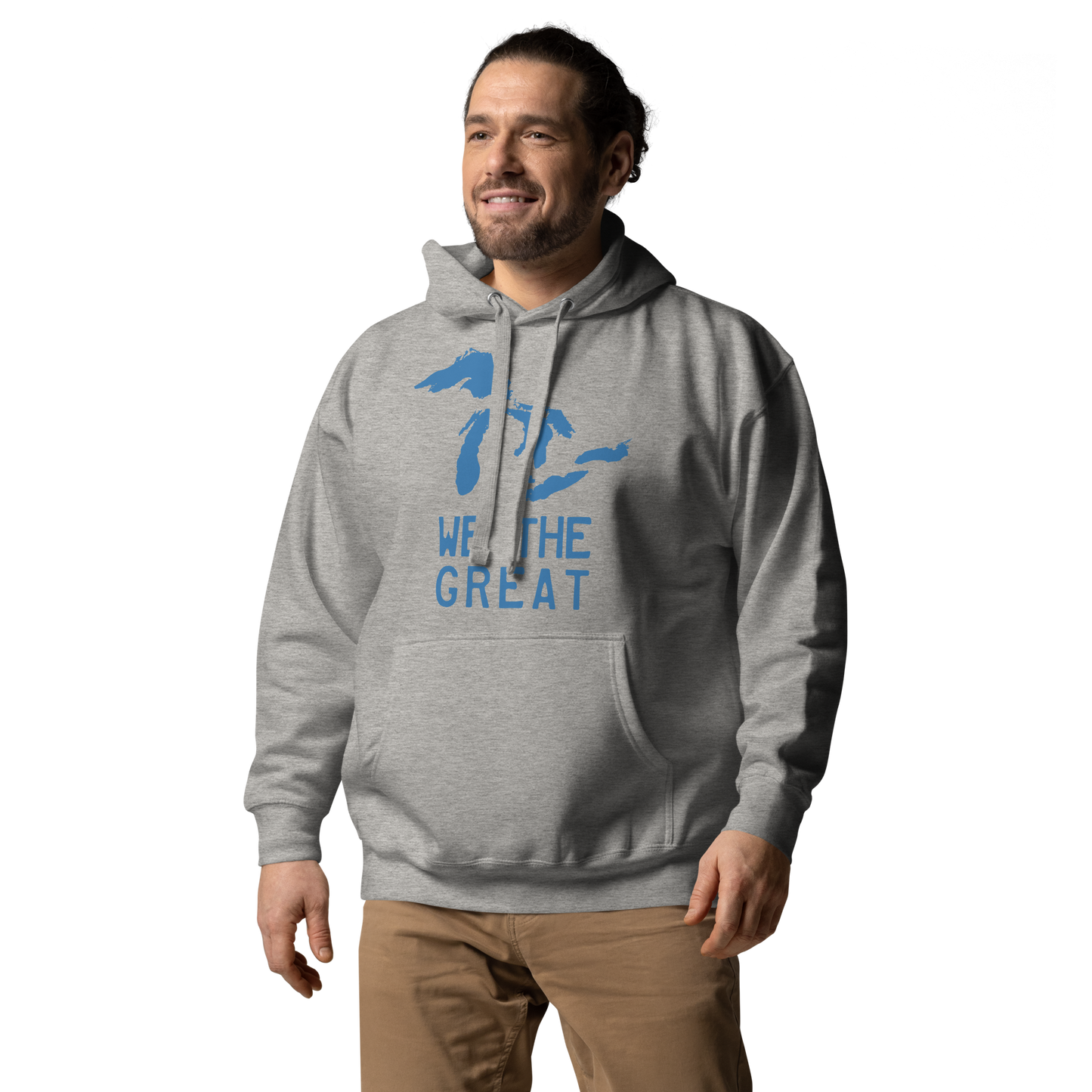 Great Lakes 'We the Great' Hoodie (Superior Blue) | Unisex Premium