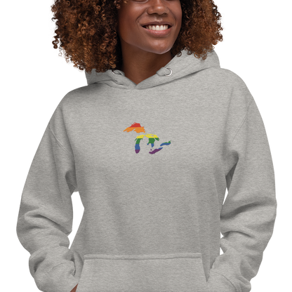 Great Lakes Hoodie (Rainbow Pride Edition) | Unisex Premium - Emb.