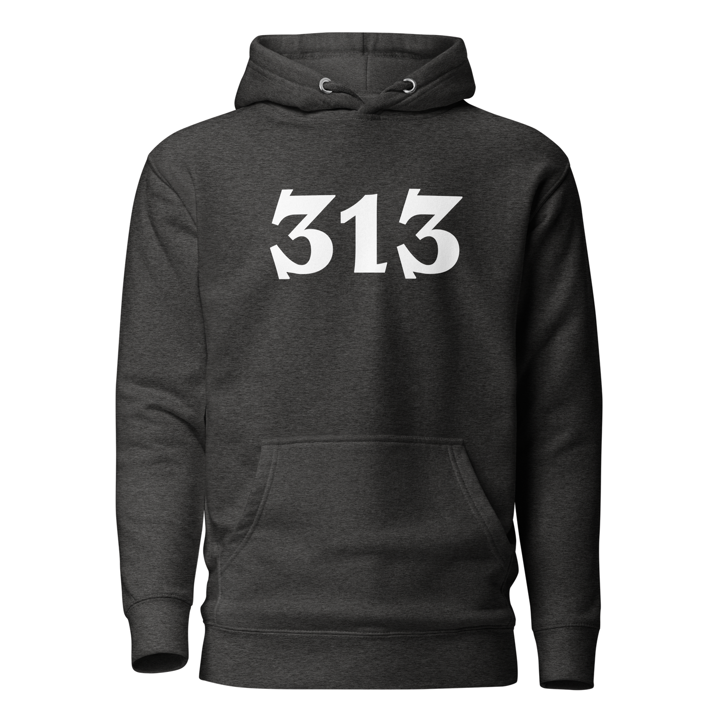 Detroit '313' Hoodie (Angry Serif Font) | Unisex Premium