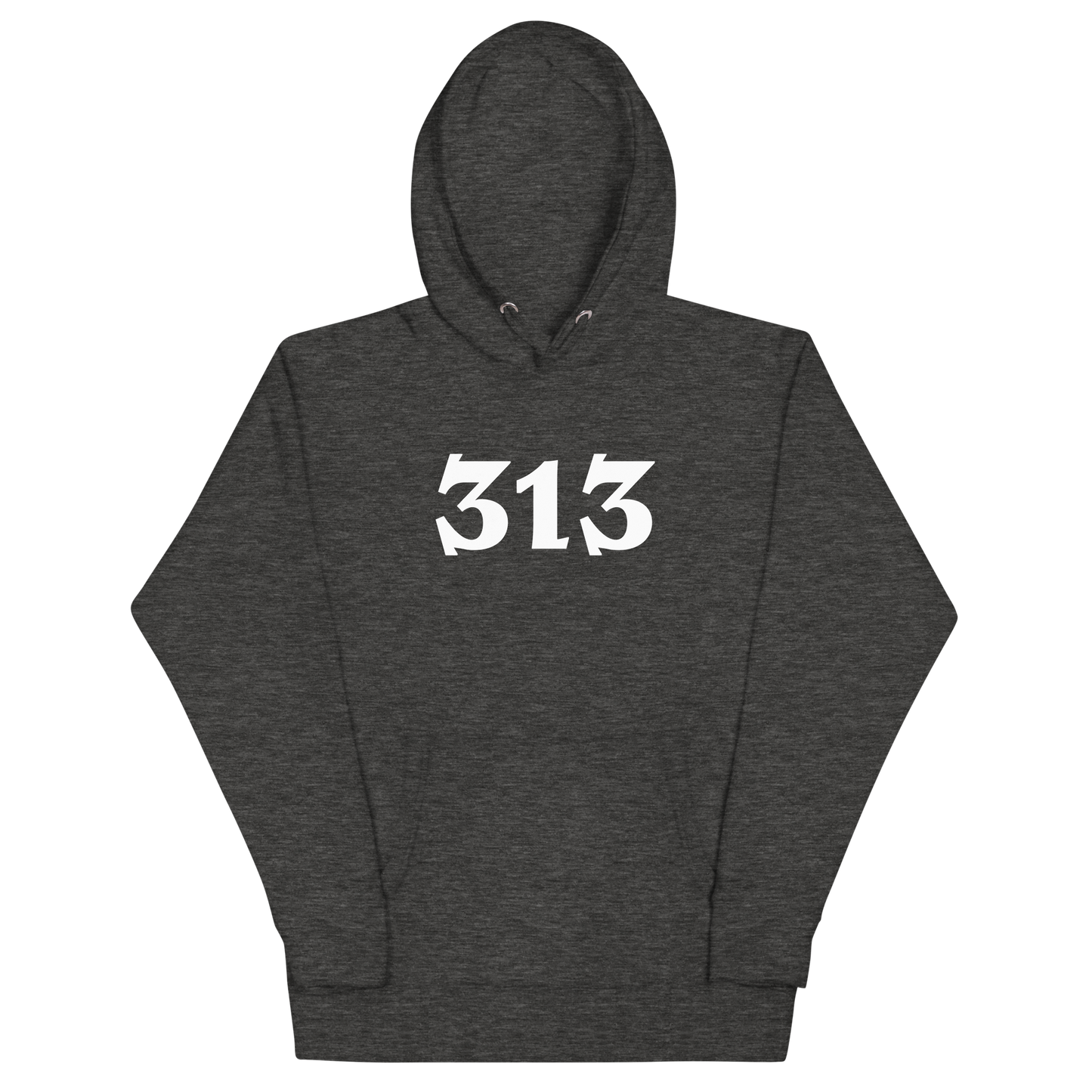 Detroit '313' Hoodie (Angry Serif Font) | Unisex Premium