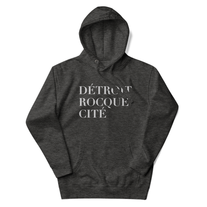 'Détroit Rocque Cité' Hoodie  | Unisex Premium - Emb.