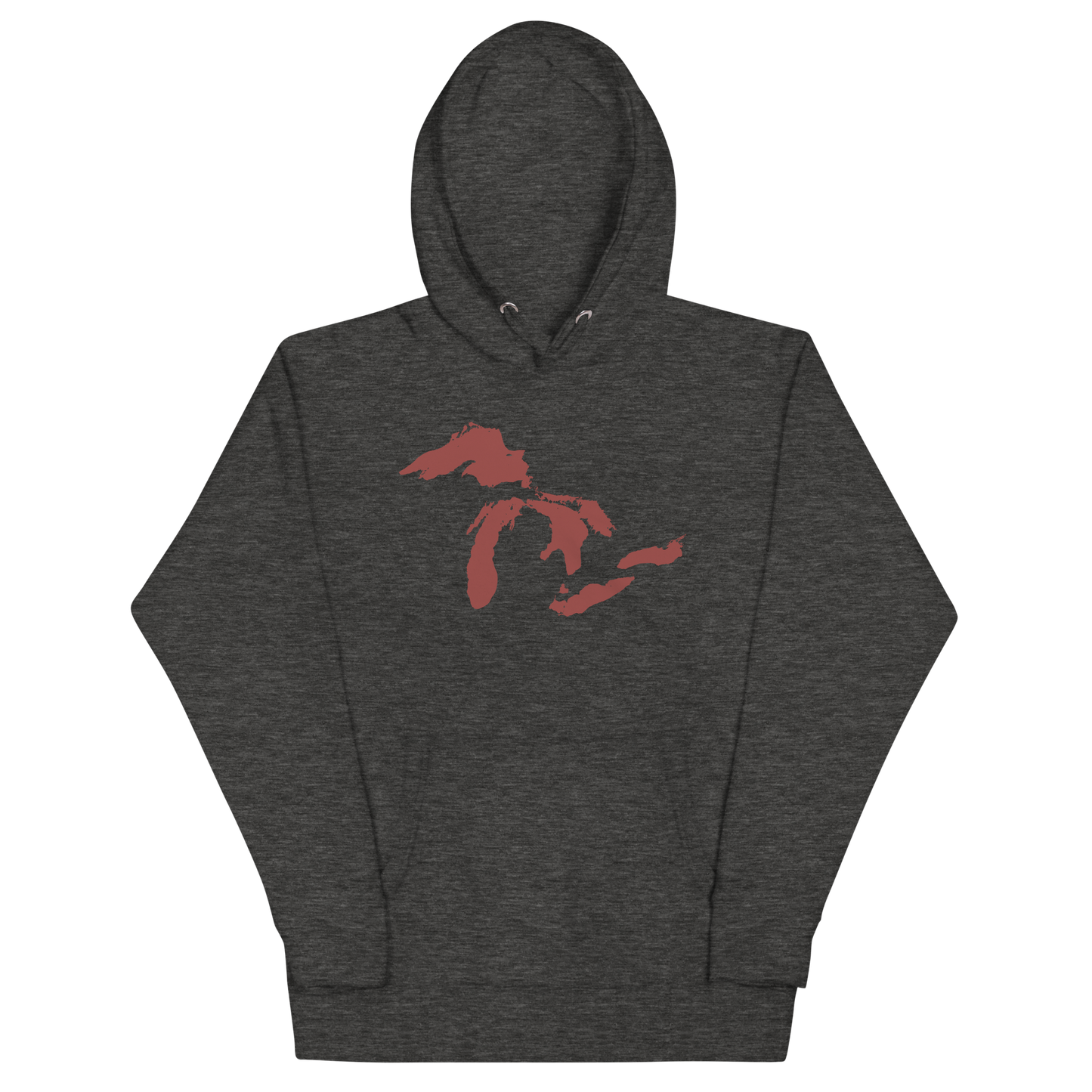 Great Lakes Hoodie (Ore Dock Red) | Unisex Premium