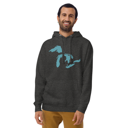 Great Lakes Hoodie (Huron Blue) | Unisex Premium