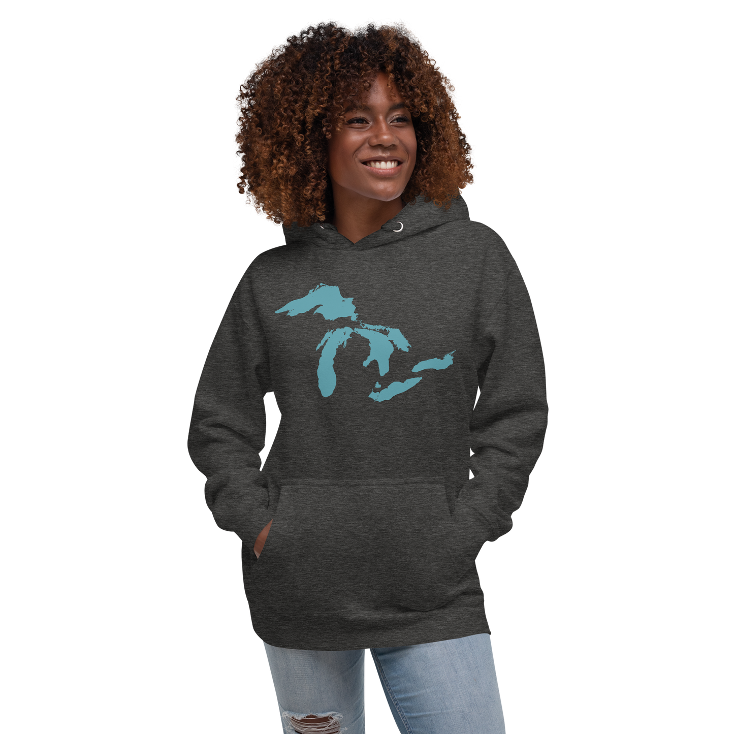 Great Lakes Hoodie (Huron Blue) | Unisex Premium