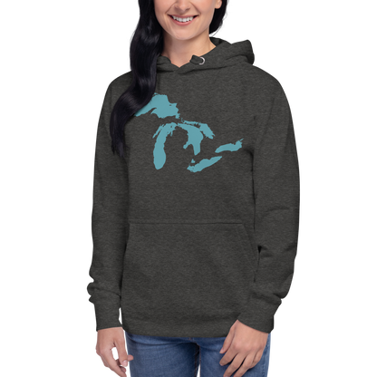 Great Lakes Hoodie (Huron Blue) | Unisex Premium