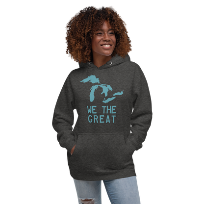 Great Lakes 'We the Great' Hoodie (Huron Blue) | Unisex Premium