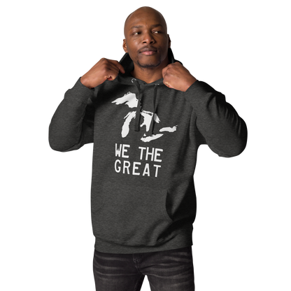 Great Lakes 'We the Great' Hoodie (Birch Bark White) | Unisex Premium