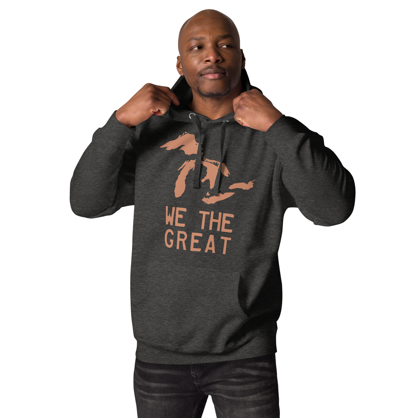 Great Lakes 'We the Great' Hoodie (Copper) | Unisex Premium