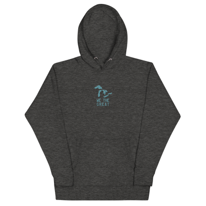 Great Lakes 'We the Great' Hoodie (Huron Blue) | Unisex Premium - Emb.