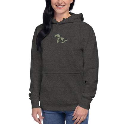 Great Lakes Hoodie (Beachgrass Green) | Unisex Premium - Emb.