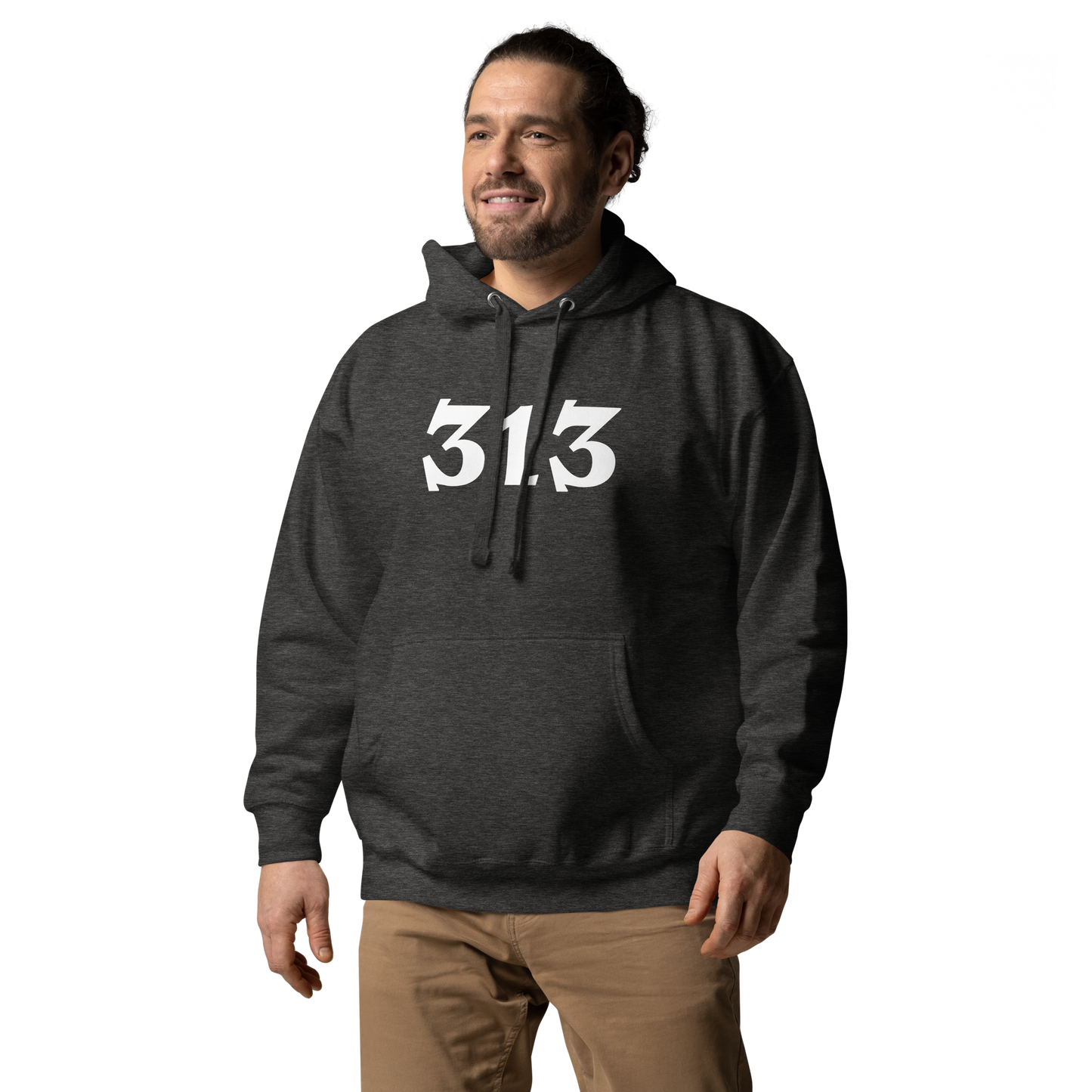 Detroit '313' Hoodie (Angry Serif Font) | Unisex Premium