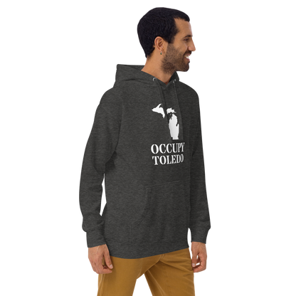 'Occupy Toledo' Unisex Premium Hoodie (w/ Corrected Michigan Outline)