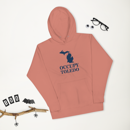 'Occupy Toledo' Unisex Premium Hoodie (w/ Corrected Michigan Outline)