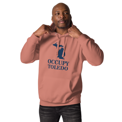 'Occupy Toledo' Unisex Premium Hoodie (w/ Corrected Michigan Outline)