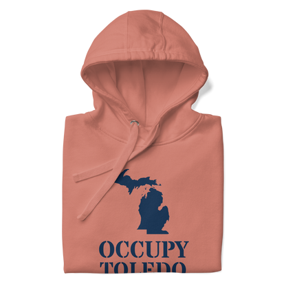 'Occupy Toledo' Unisex Premium Hoodie (w/ Corrected Michigan Outline)