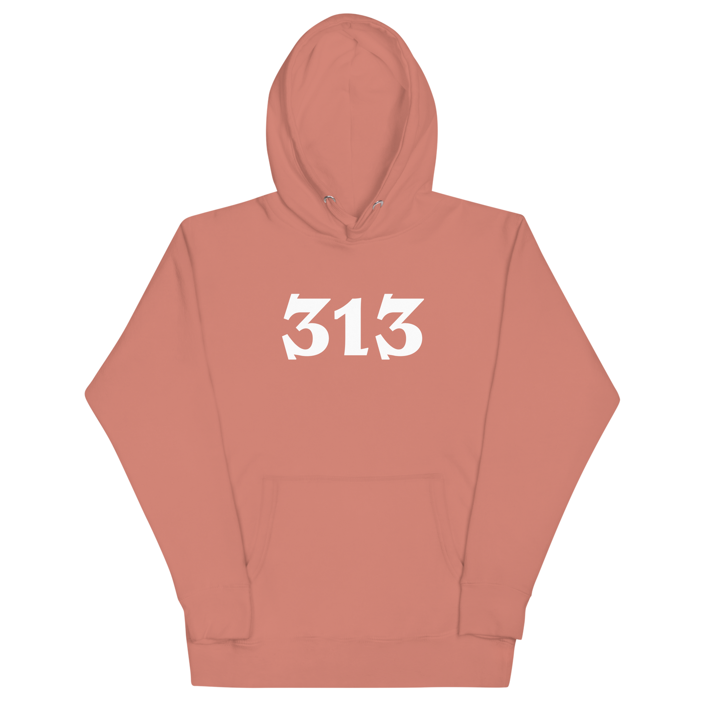 Detroit '313' Hoodie (Angry Serif Font) | Unisex Premium