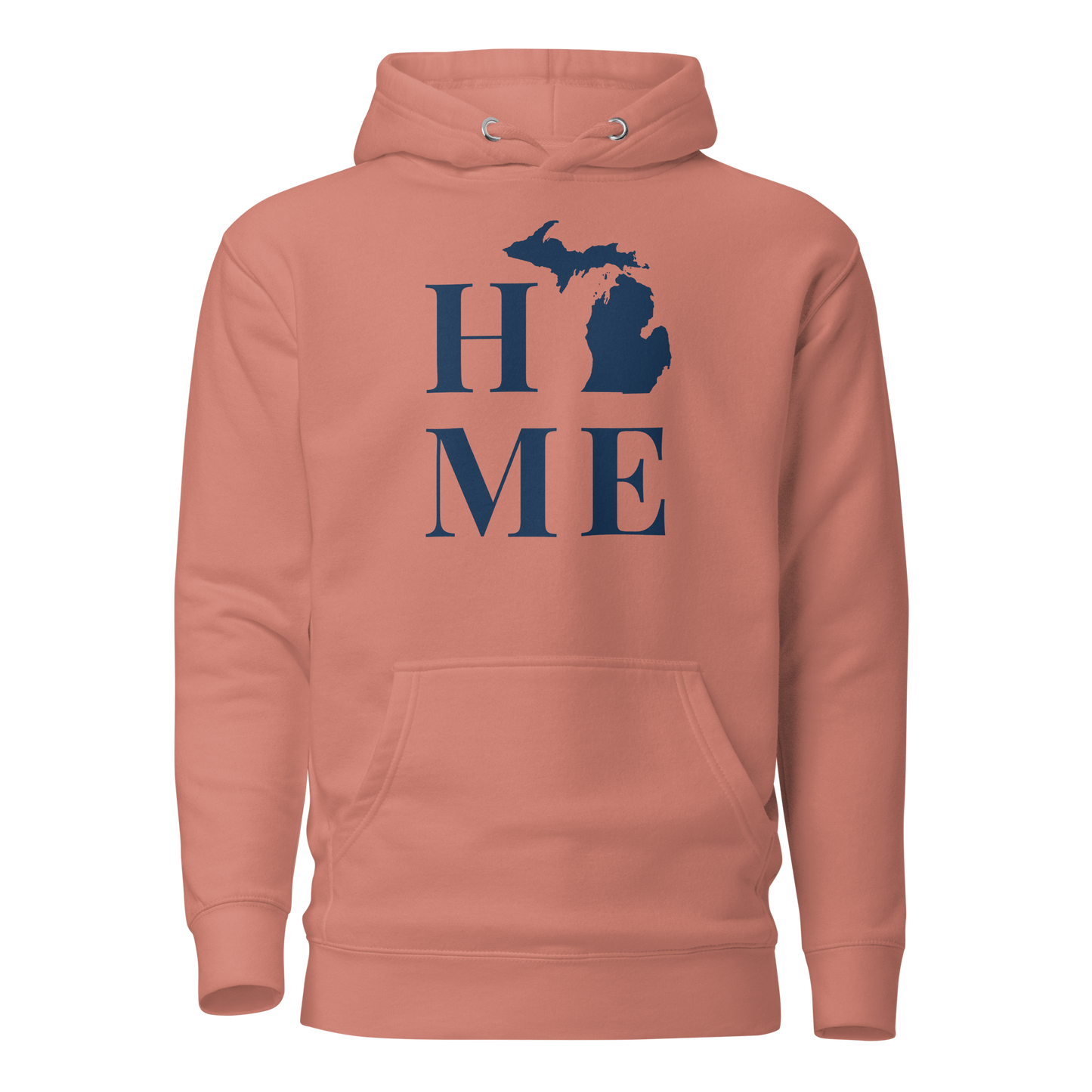 Michigan 'Home' Unisex Premium Hoodie (Serif Font)