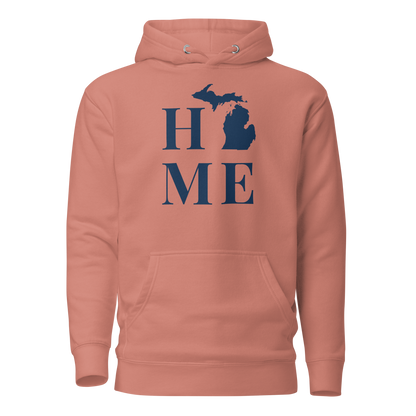 Michigan 'Home' Unisex Premium Hoodie (Serif Font)