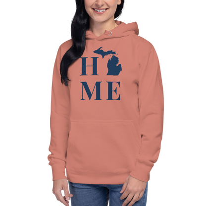 Michigan 'Home' Unisex Premium Hoodie (Serif Font)